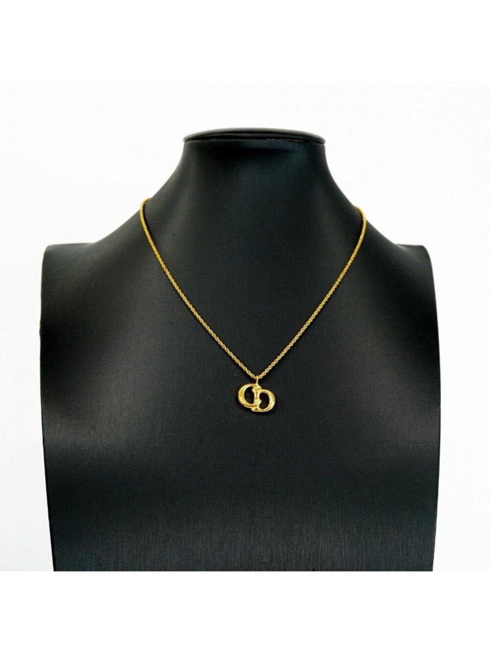 ★SOLD★ Dior Necklace CD Logo Gold Plated - Picture 5 of 5